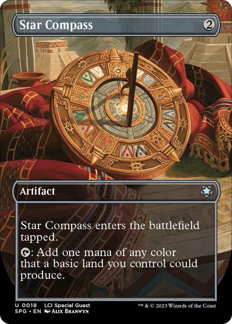 Star Compass (Borderless) [The Lost Caverns of Ixalan Special Guests] | Rook's Games and More