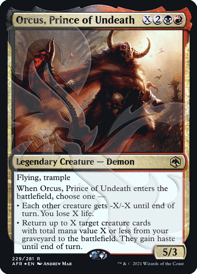 Orcus, Prince of Undeath (Ampersand Promo) [Dungeons & Dragons: Adventures in the Forgotten Realms Promos] | Rook's Games and More