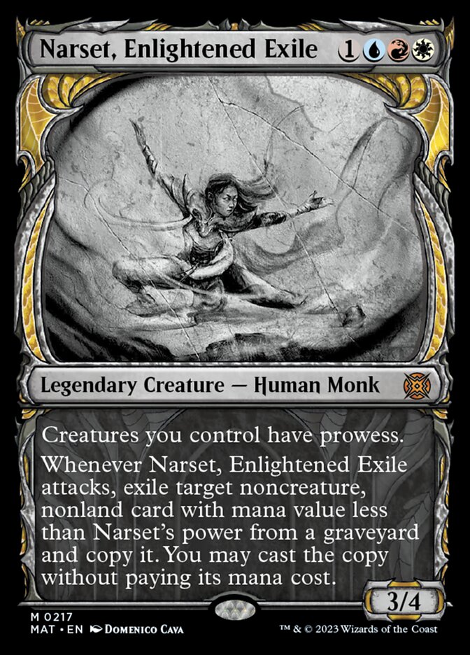 Narset, Enlightened Exile (Showcase Halo Foil) [March of the Machine: The Aftermath] | Rook's Games and More