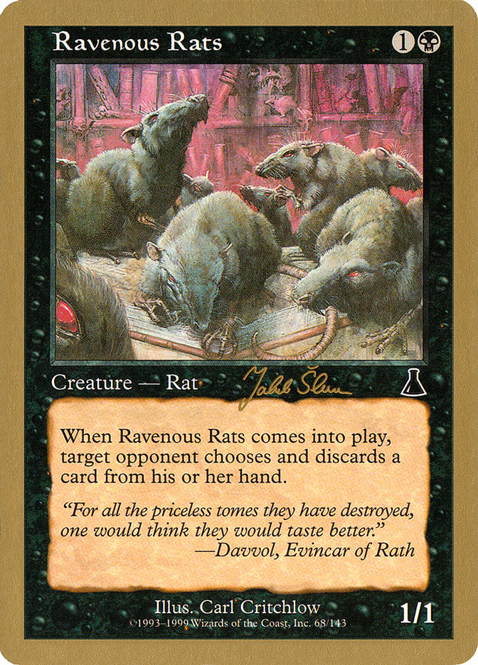 Ravenous Rats (Jakub Slemr) [World Championship Decks 1999] | Rook's Games and More