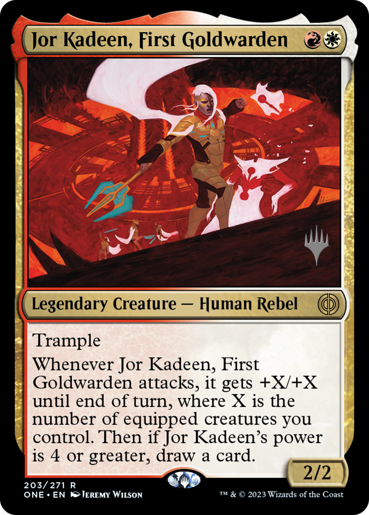 Jor Kadeen, First Goldwarden (Promo Pack) [Phyrexia: All Will Be One Promos] | Rook's Games and More