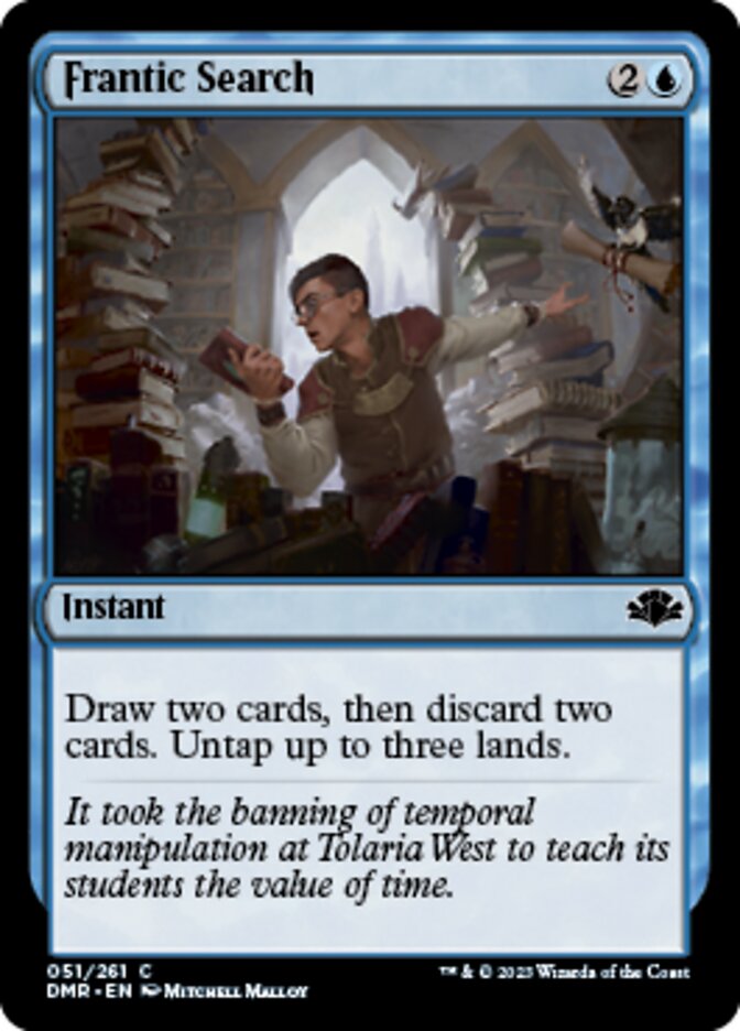 Frantic Search [Dominaria Remastered] | Rook's Games and More