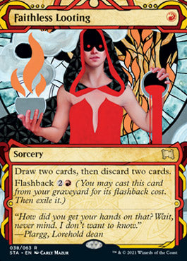 Faithless Looting (Etched Foil) [Strixhaven Mystical Archive] | Rook's Games and More
