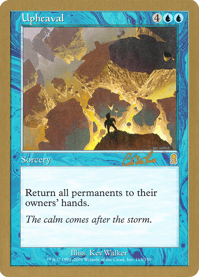 Upheaval (Carlos Romao) [World Championship Decks 2002] | Rook's Games and More