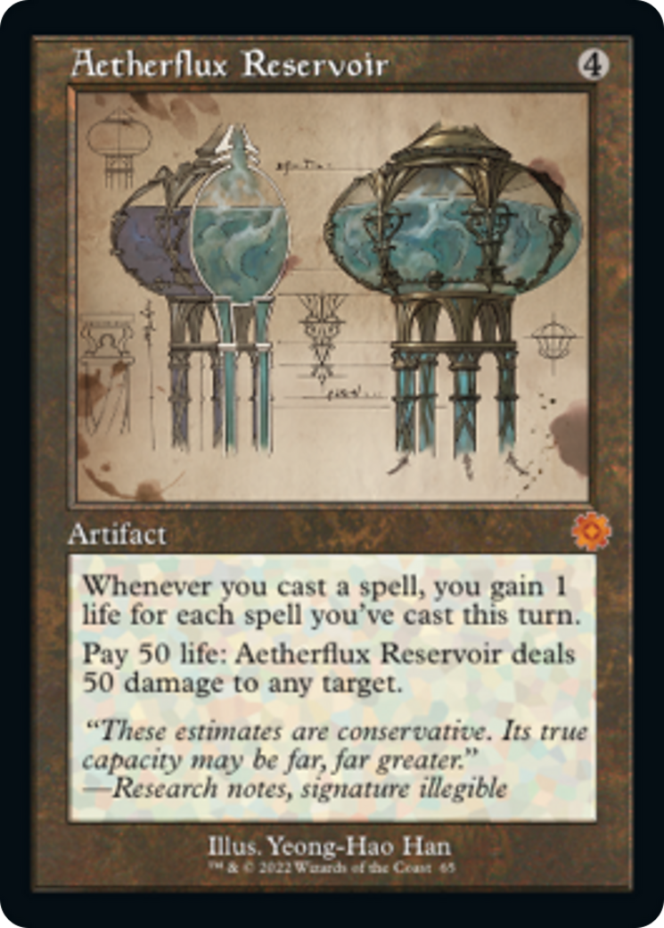 Aetherflux Reservoir (Retro Schematic) [The Brothers' War Retro Artifacts] | Rook's Games and More