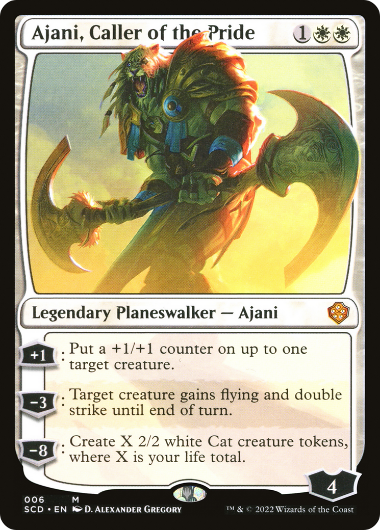 Ajani, Caller of the Pride [Starter Commander Decks] | Rook's Games and More