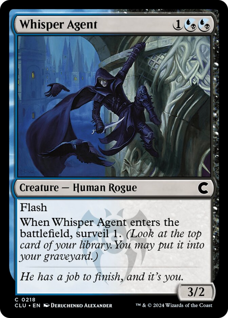 Whisper Agent [Ravnica: Clue Edition] | Rook's Games and More