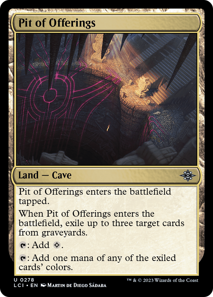 Pit of Offerings [The Lost Caverns of Ixalan] | Rook's Games and More
