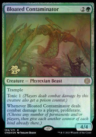 Bloated Contaminator [Phyrexia: All Will Be One Prerelease Promos] | Rook's Games and More