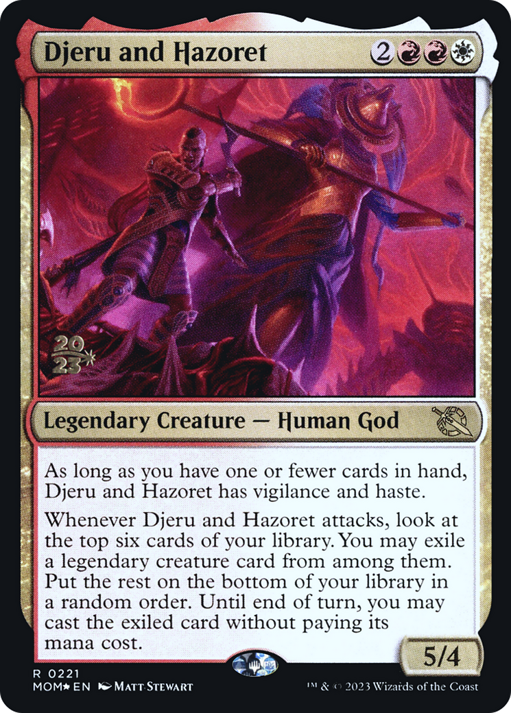 Djeru and Hazoret [March of the Machine Prerelease Promos] | Rook's Games and More