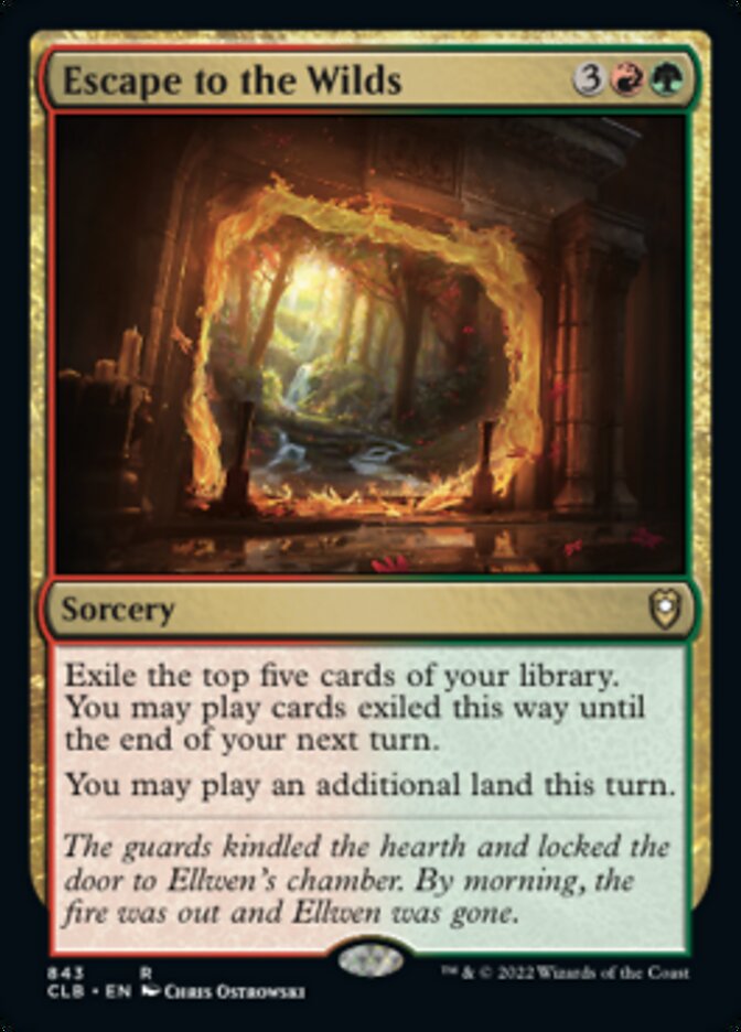 Escape to the Wilds [Commander Legends: Battle for Baldur's Gate] | Rook's Games and More