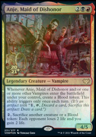 Anje, Maid of Dishonor [Innistrad: Crimson Vow Prerelease Promos] | Rook's Games and More