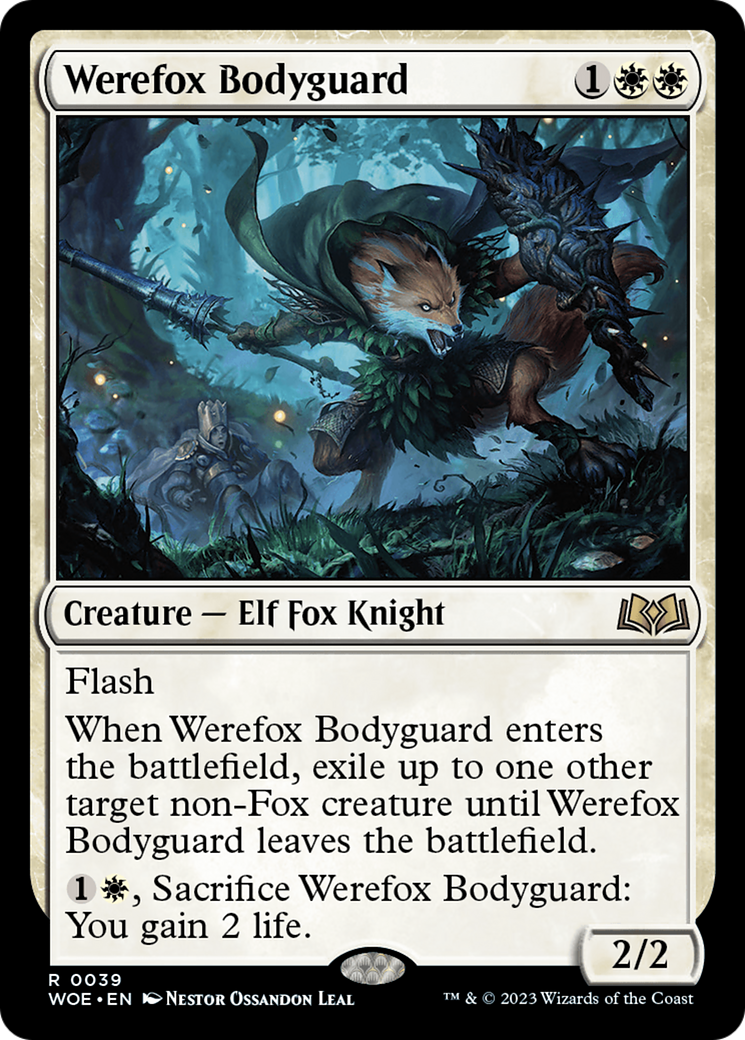 Werefox Bodyguard [Wilds of Eldraine] | Rook's Games and More