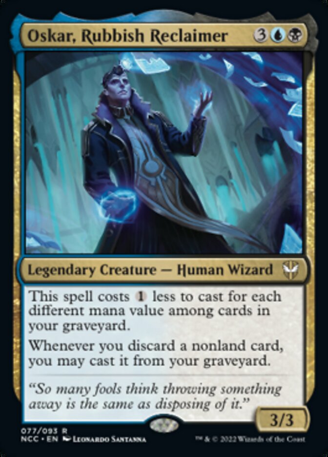 Oskar, Rubbish Reclaimer [Streets of New Capenna Commander] | Rook's Games and More