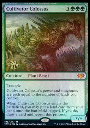 Cultivator Colossus [Innistrad: Crimson Vow Prerelease Promos] | Rook's Games and More