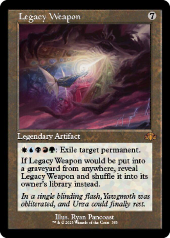 Legacy Weapon (Retro) [Dominaria Remastered] | Rook's Games and More