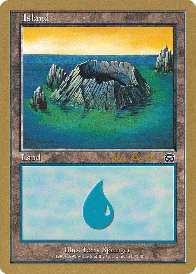 Island (ab335) (Alex Borteh) [World Championship Decks 2001] | Rook's Games and More