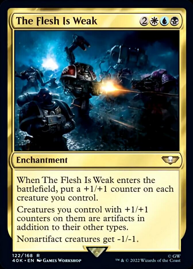 The Flesh Is Weak [Universes Beyond: Warhammer 40,000] | Rook's Games and More