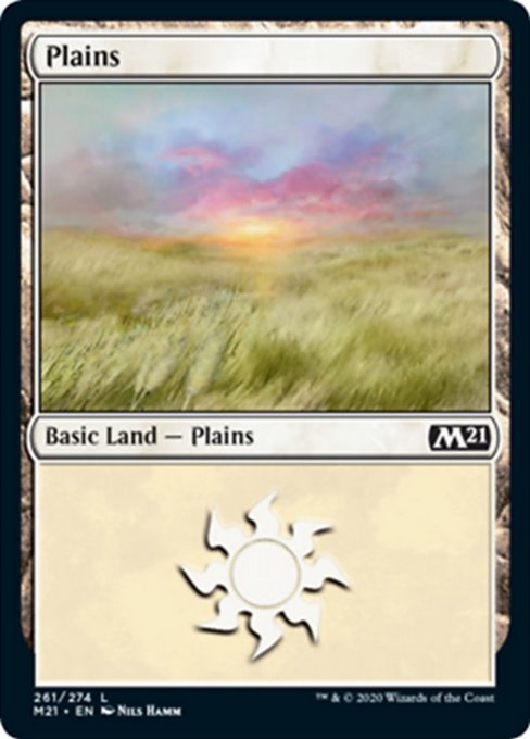 Plains (261) [Core Set 2021] | Rook's Games and More