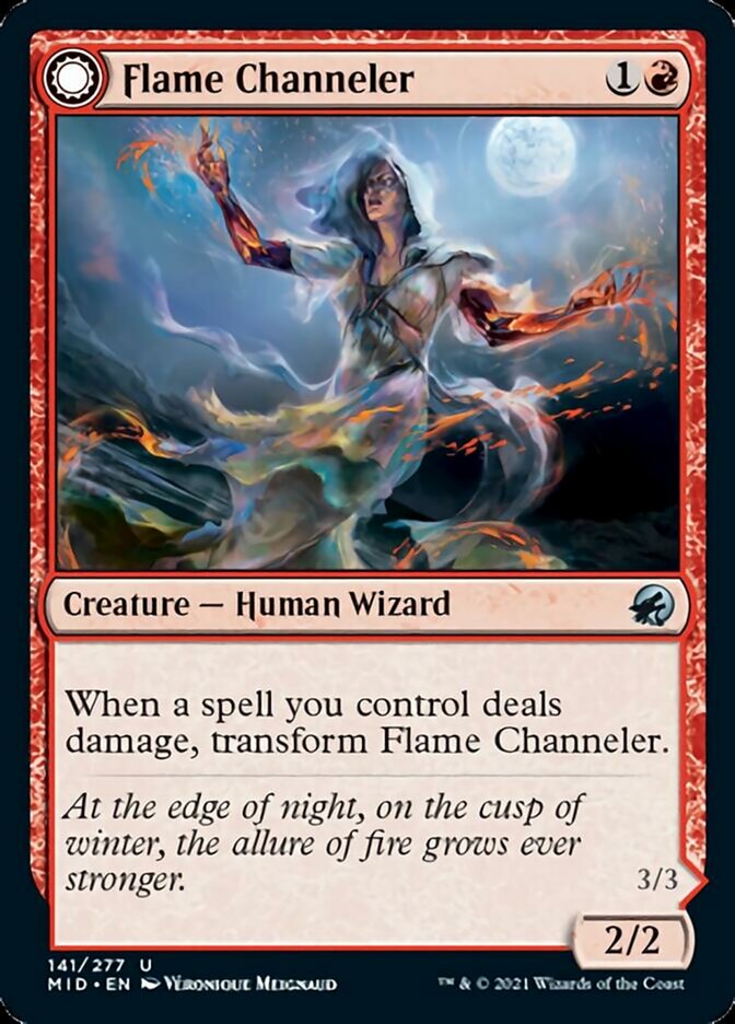 Flame Channeler // Embodiment of Flame [Innistrad: Midnight Hunt] | Rook's Games and More