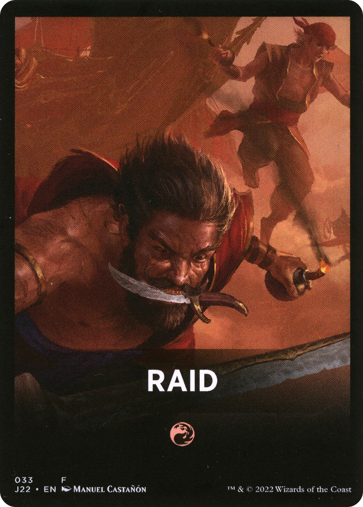 Raid Theme Card [Jumpstart 2022 Front Cards] | Rook's Games and More