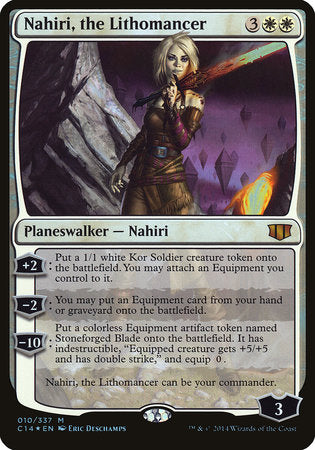 Nahiri, the Lithomancer (Commander 2014) [Commander 2014 Oversized] | Rook's Games and More