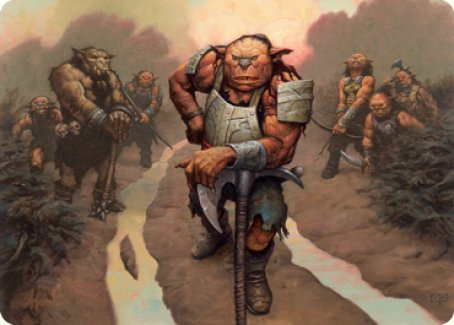 Hobgoblin Bandit Lord Art Card [Dungeons & Dragons: Adventures in the Forgotten Realms Art Series] | Rook's Games and More