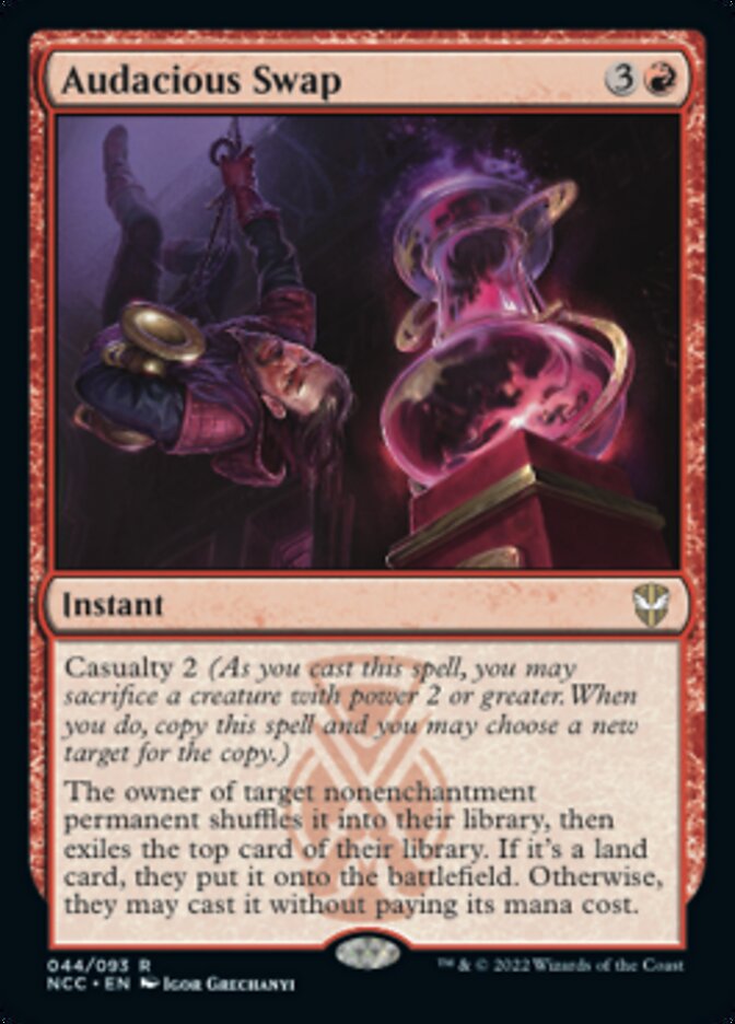 Audacious Swap [Streets of New Capenna Commander] | Rook's Games and More