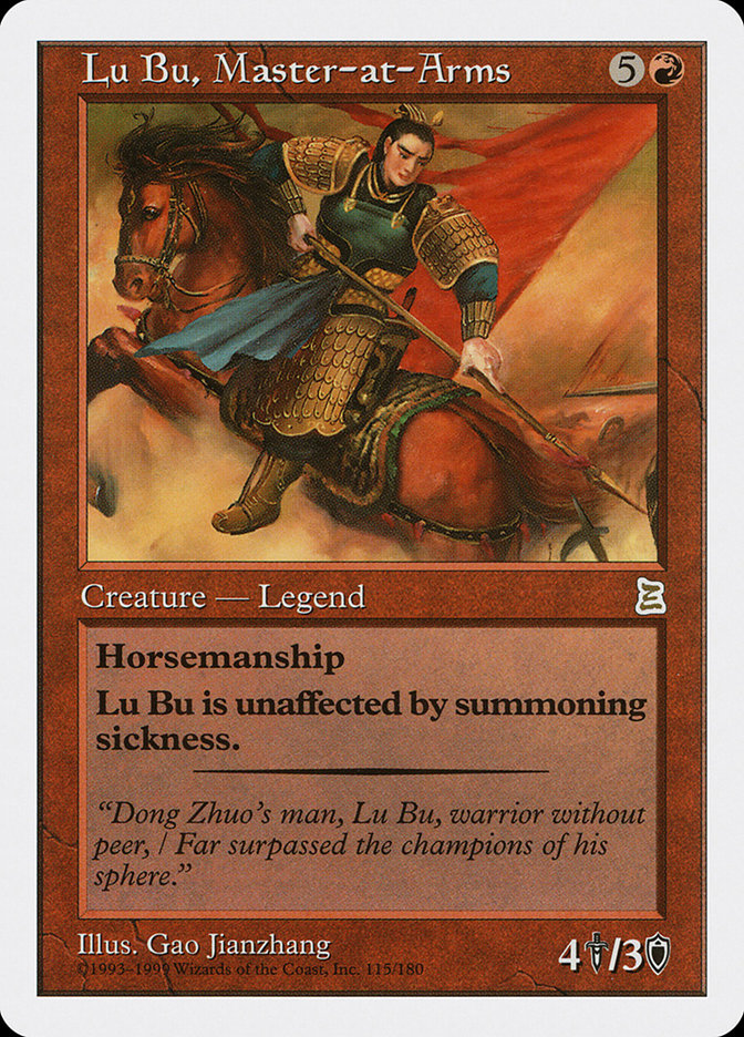 Lu Bu, Master-at-Arms [Portal Three Kingdoms] | Rook's Games and More