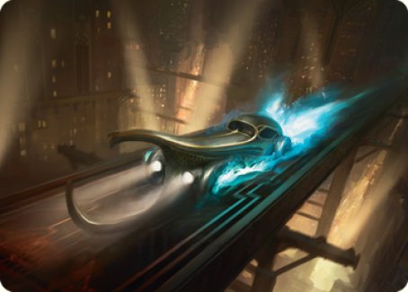 Run Out of Town Art Card [Streets of New Capenna Art Series] | Rook's Games and More
