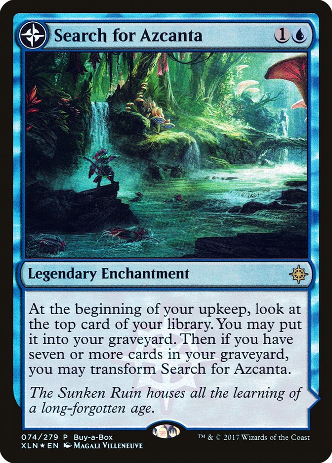 Search for Azcanta // Azcanta, the Sunken Ruin (Buy-A-Box) [Ixalan Treasure Chest] | Rook's Games and More