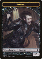 Eldrazi Spawn // Vampire Double-sided Token [Commander 2017 Tokens] | Rook's Games and More