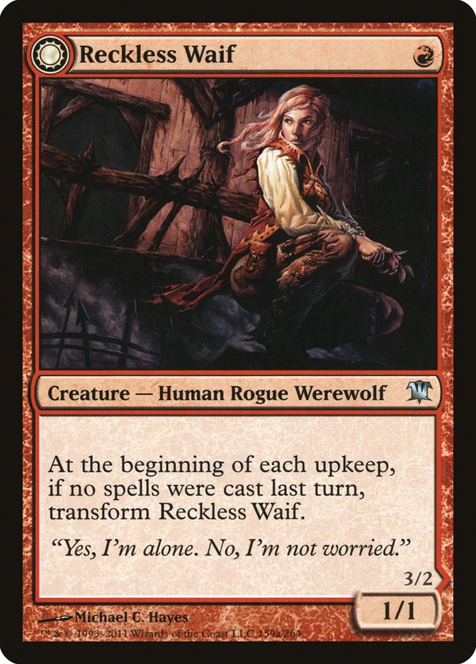 Reckless Waif // Merciless Predator [Innistrad] | Rook's Games and More