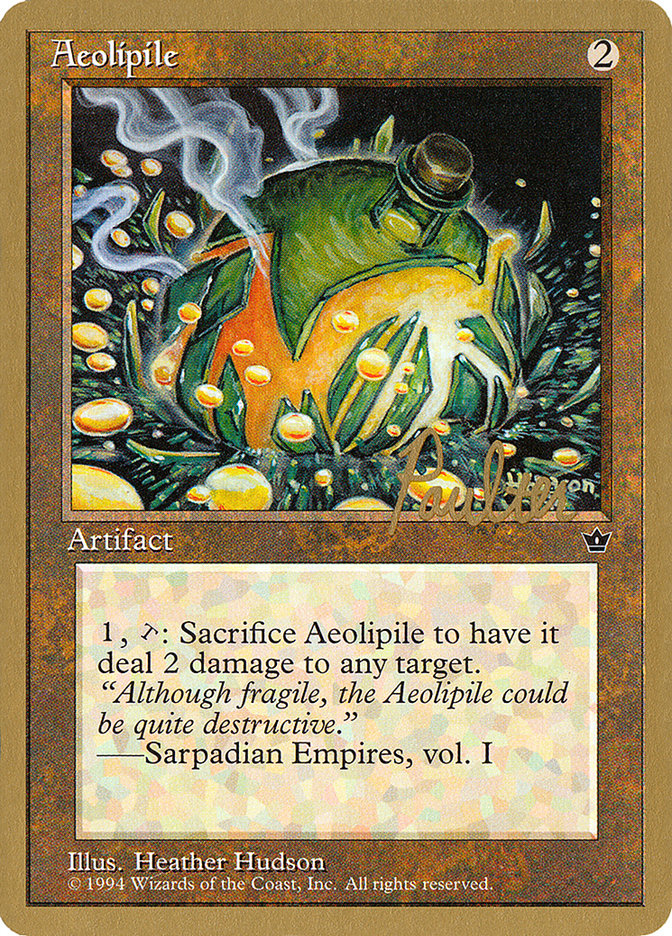 Aeolipile (Preston Poulter) [Pro Tour Collector Set] | Rook's Games and More