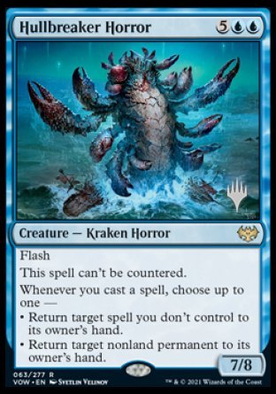 Hullbreaker Horror (Promo Pack) [Innistrad: Crimson Vow Promos] | Rook's Games and More