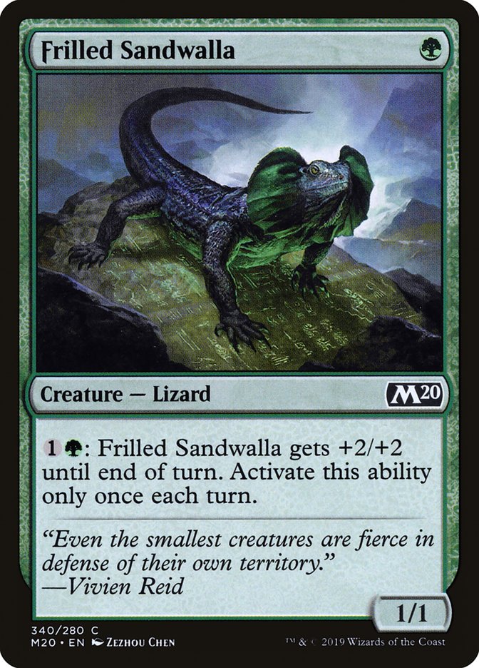 Frilled Sandwalla [Core Set 2020] | Rook's Games and More