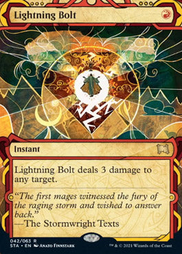 Lightning Bolt (Etched Foil) [Strixhaven Mystical Archive] | Rook's Games and More