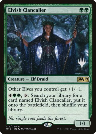 Elvish Clancaller [Core Set 2019 Promos] | Rook's Games and More