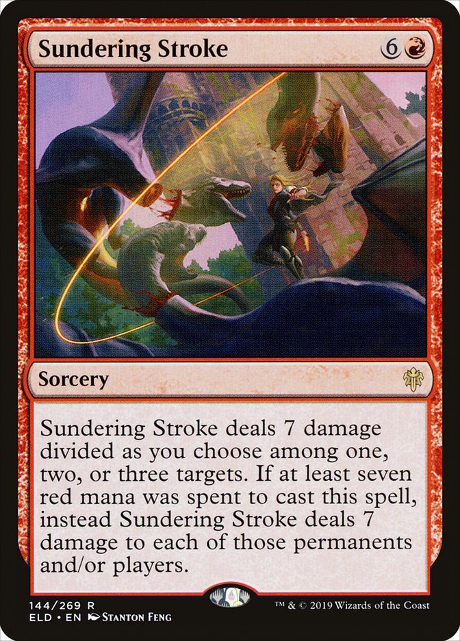 Sundering Stroke [Throne of Eldraine] | Rook's Games and More