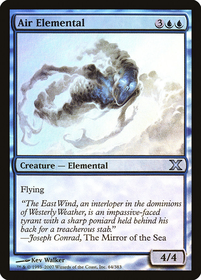 Air Elemental (Premium Foil) [Tenth Edition] | Rook's Games and More