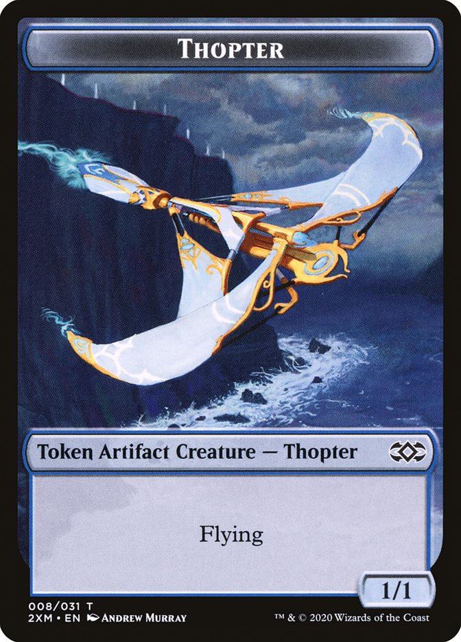 Thopter (008/031) [Double Masters Tokens] | Rook's Games and More