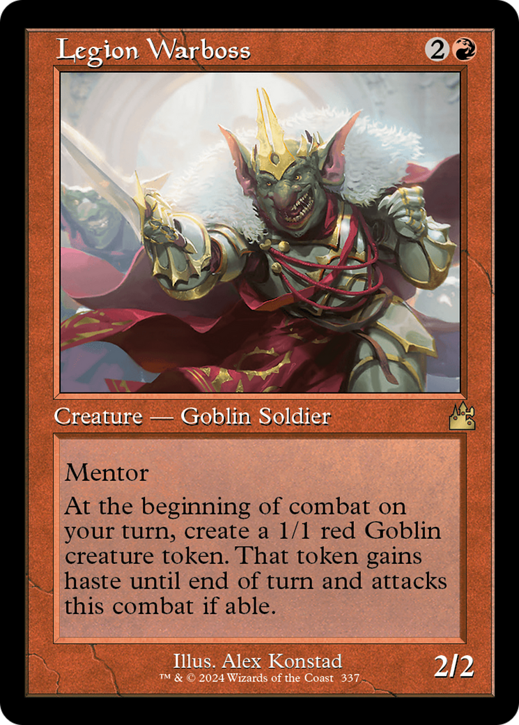 Legion Warboss (Retro Frame) [Ravnica Remastered] | Rook's Games and More