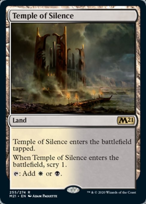 Temple of Silence [Core Set 2021] | Rook's Games and More