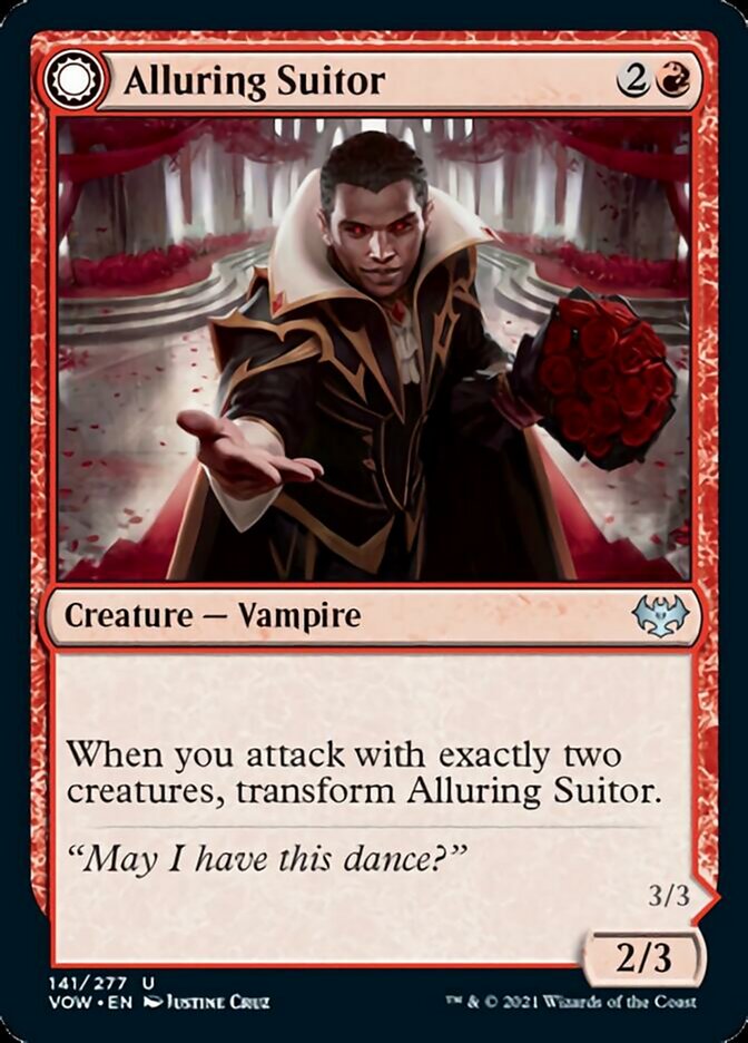 Alluring Suitor // Deadly Dancer [Innistrad: Crimson Vow] | Rook's Games and More