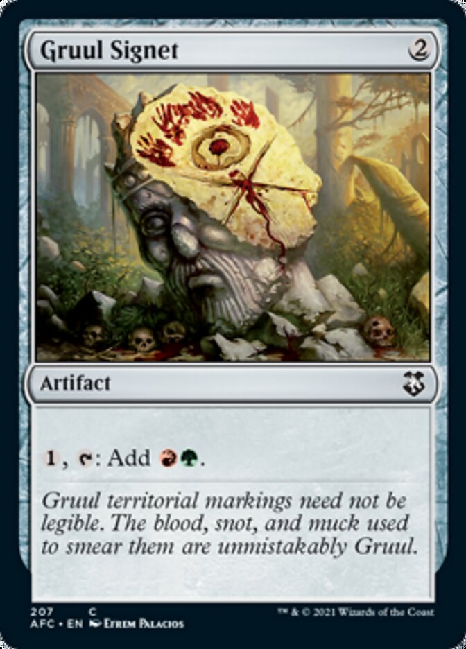 Gruul Signet [Dungeons & Dragons: Adventures in the Forgotten Realms Commander] | Rook's Games and More