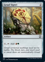 Gruul Signet [Dungeons & Dragons: Adventures in the Forgotten Realms Commander]