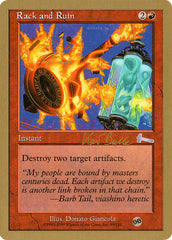 Rack and Ruin (Kai Budde) (SB) [World Championship Decks 1999]