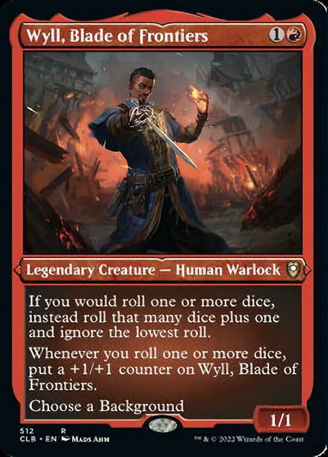 Wyll, Blade of Frontiers (Foil Etched) [Commander Legends: Battle for Baldur's Gate] | Rook's Games and More