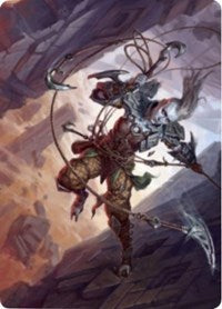 Akiri, Fearless Voyager Art Card [Zendikar Rising Art Series] | Rook's Games and More