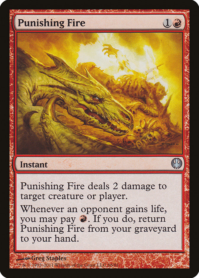 Punishing Fire [Duel Decks: Knights vs. Dragons] | Rook's Games and More